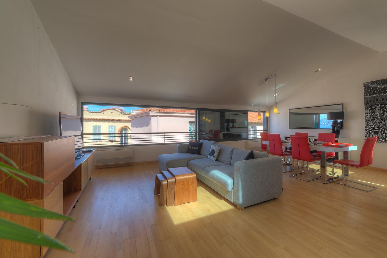 Immogroom - Beautiful Duplex - Sea View - Quiet - Ac - Wifi - Garage Канны Экстерьер фото